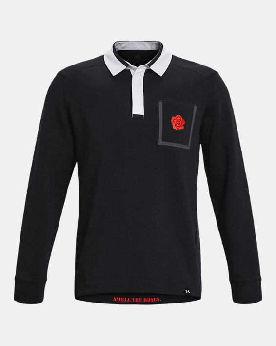 Unisex UA Rose Rugby Shirt, Black, pdpMainDesktop image number 8